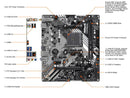 ASRock A320M/AC AM4 AMD A320 SATA 6Gb/s Micro ATX AMD Motherboard