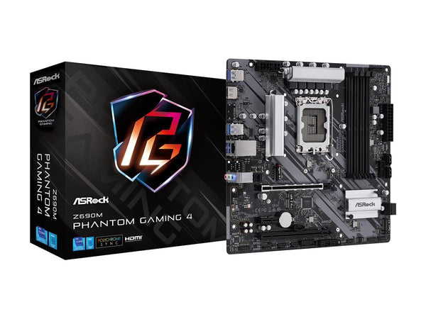 ASROCK Z690M Phantom Gaming 4 Supports 12th Gen Intel® Core Processors