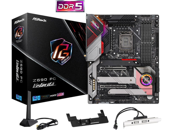 ASROCK Z690 PG Velocita Socket LGA1700/ Intel Z690/ DDR5/ SATA3&USB3.2/