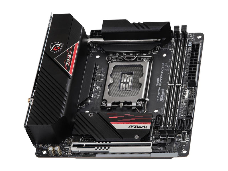 ASRock Z690 Phantom Gaming-ITX/TB4 LGA 1700 Intel Z690 SATA 6Gb/s DDR5