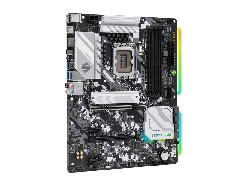 ASRock B660 Steel Legend Motherboard Intel B660 Series CPU (LGA1700) Compatible