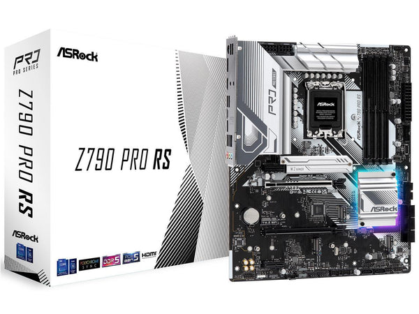 ASRock Z790 PRO RS Intel LGA1700 (14th,13th,12th Gen) ATX Mainboard, 4 slots