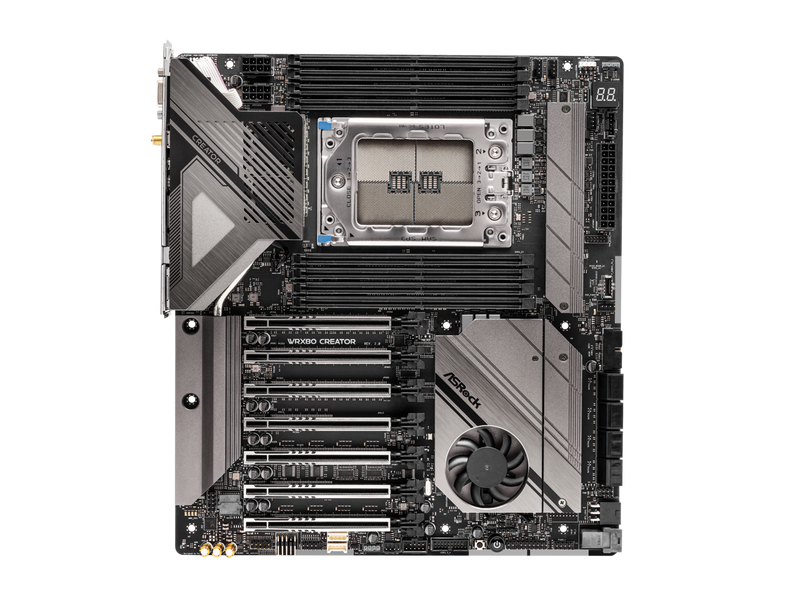 ASRock WRX80 CREATOR R2.0 AMD WRX80 SATA 6Gb/s Extended ATX AMD Motherboard EATX