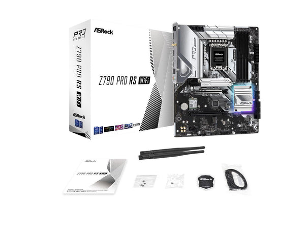 ASRock PRO Z790 PRO RS WiFi Intel LGA1700 (14th,13th,12th Gen) ATX Motherboard,