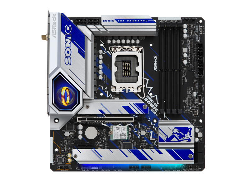 ASRock B760M PG SONIC WiFi LGA 1700 DDR5 Micro ATX Motherboard