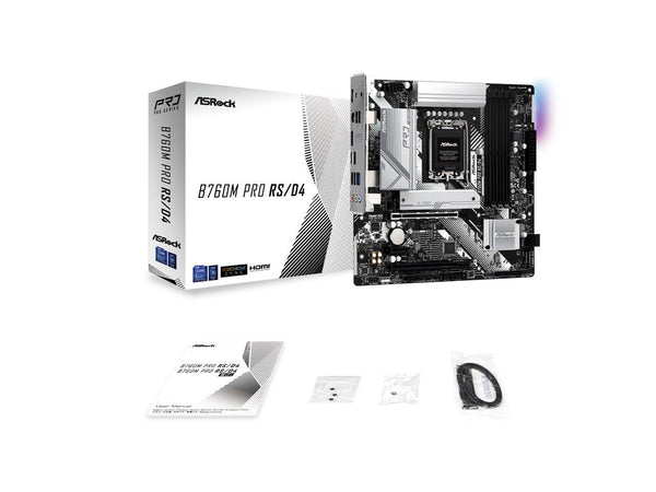 ASRock B760M Pro RS LGA 1700 DDR4 Micro ATX Motherboard