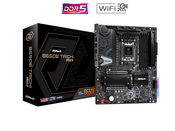 ASRock B650E Taichi Lite AM5 DDR5 AMD B650E SATA 6Gb/s Extended ATX  Motherboard