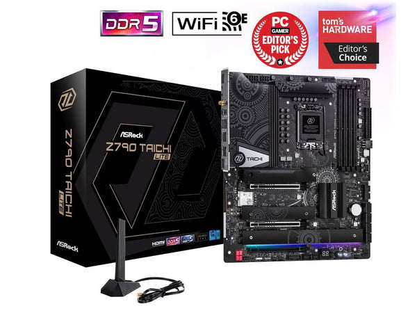 ASRock Z790 Taichi Lite LGA 1700 (14th,13th,12th Gen) DDR5 Intel Z790 SATA 6Gb/s