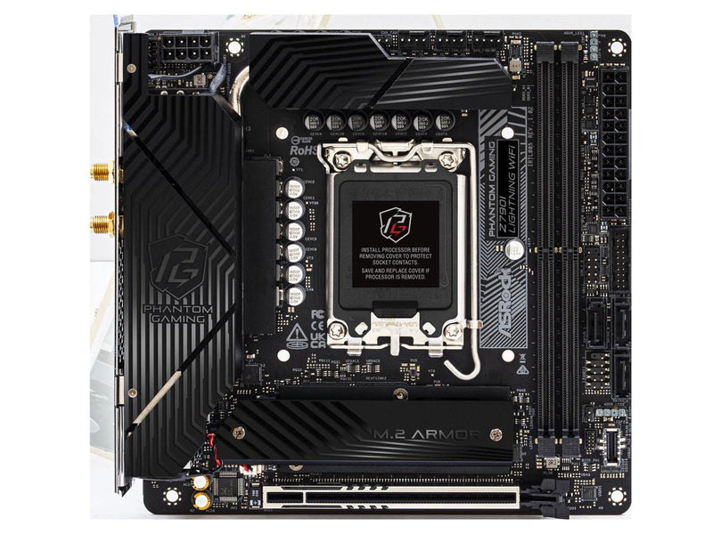 Asrock Z790I Lightning Wifi LGA 1700 DDR5 Mini ITX Motherboard PCIe 5.0 x16,