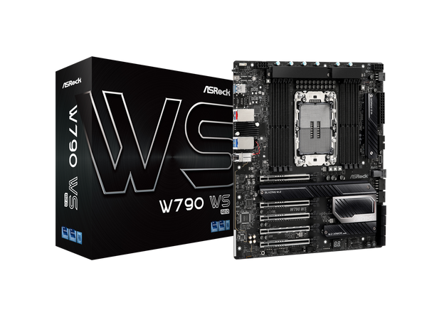 ASRock W790 WS R2.0 LGA 4677 Intel W790 SATA 6Gb/s Extended ATX Motherboard