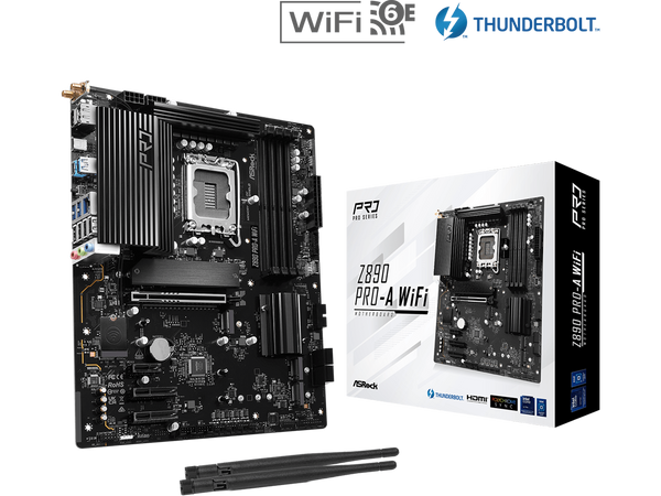 ASRock Z890 Pro-A WiFi LGA 1851 Intel Z890 ATX Motherboard