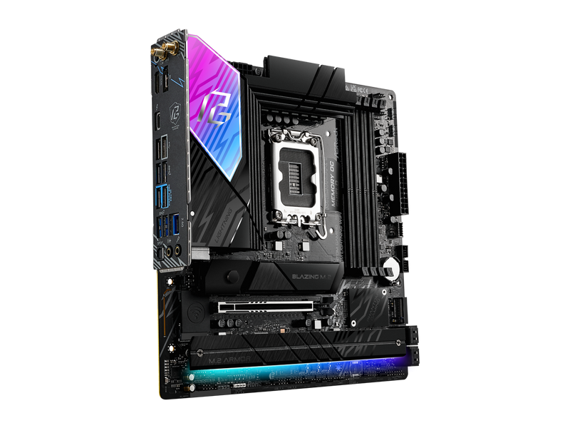 ASRock Phantom Gaming B860M Lightning WiFi LGA 1851 Intel B860 SATA 6Gb/s DDR5