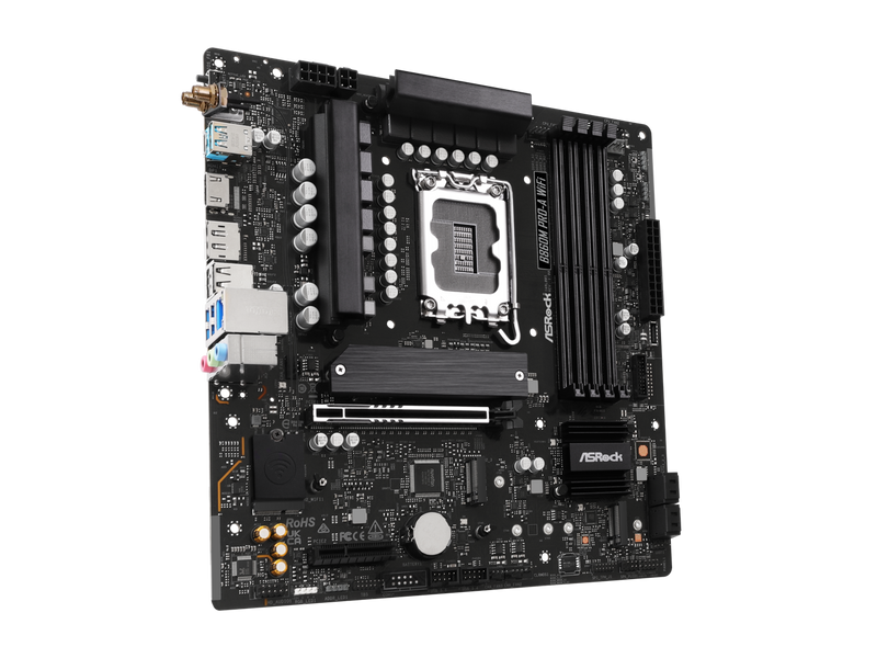 ASRock B860M Pro-A WiFi LGA 1851 Intel B860 SATA 6Gb/s Intel Core Ultra DDR5