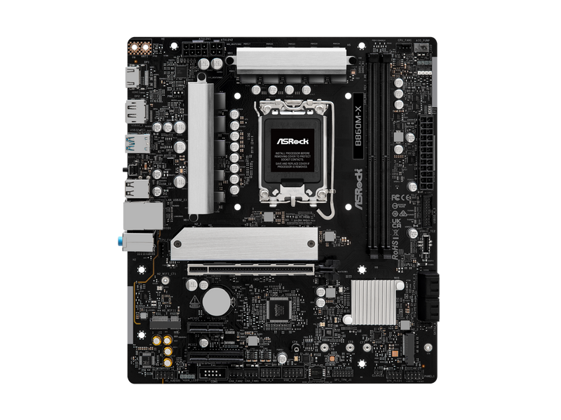 ASRock B860M-X LGA 1851 Intel B860 SATA 6Gb/s Intel Core Ultra DDR5 Micro ATX