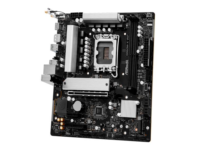 ASRock B860M-X WiFi LGA 1851 Intel B860 SATA 6Gb/s Intel Core Ultra DDR5 Micro