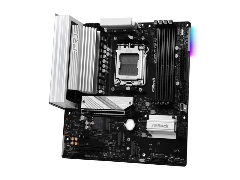 ASRock B650M Pro x3D RS WiFi AM5 AMD B650 SATA 6Gb/s Micro ATX Motherboard