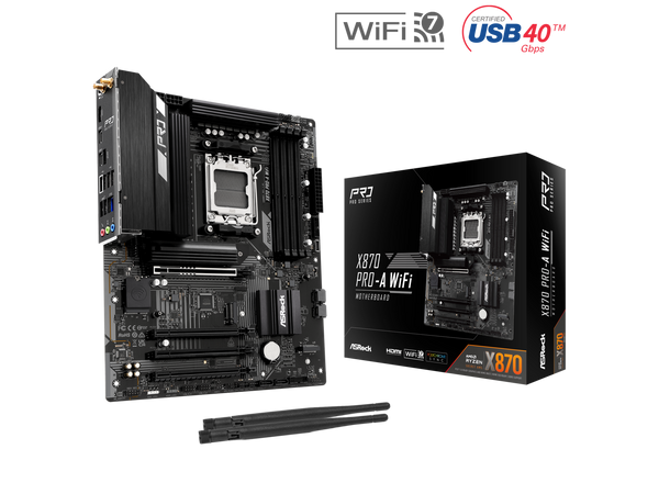Asrock X870 Pro-A WIFI AM5 AMD X870 ATX Motherboard