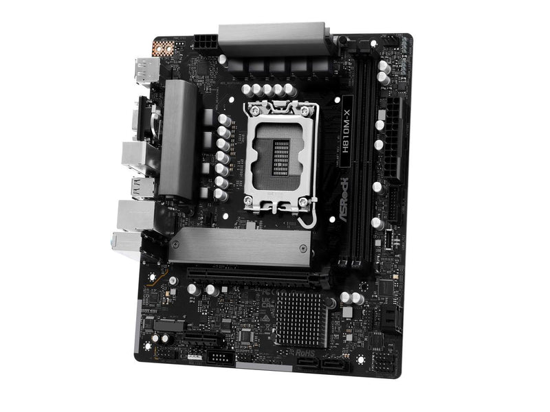 ASRock H810M-X LGA 1851 Intel H810 Micro ATX Motherboard