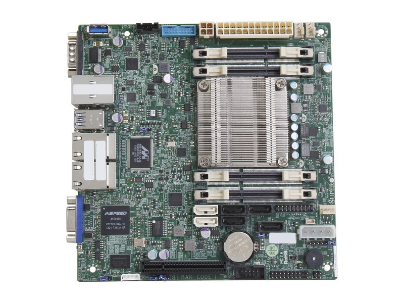 SUPERMICRO MBD-A1SAi-2750F-O Mini ITX Server Motherboard with Intel Atom C2750