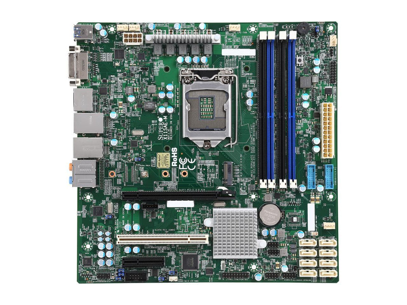 Supermicro Micro ATX DDR4 LGA 1151 Motherboards X11SAE-M-O