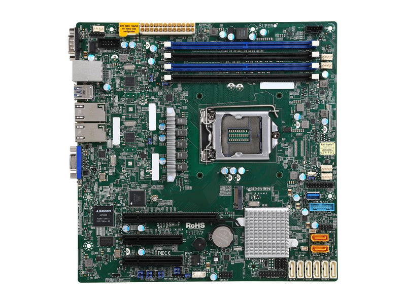 Supermicro Motherboard Micro ATX DDR4 LGA 1151 X11SSH-F-O