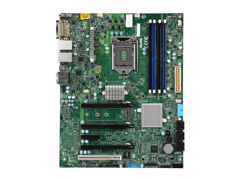 Supermicro LGA1151, Intel C236, DDR4, SATA3 & USB3.1, A & 2GbE, ATX Motherboard