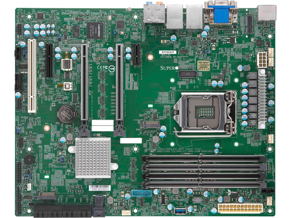 Supermicro Motherboard MBD-X11SCA-F-O Core i3 S1151 C246 Up to 64GB PCIe