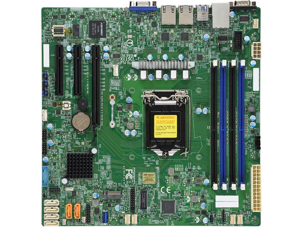 Supermicro MBD-X11SCL-F-O C242 LGA1151 4X DDR4 2666MHZ ECC UDIMM PCH 3X PCI-E