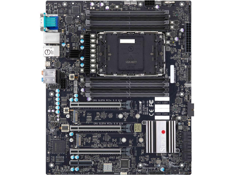 Supermicro X13SRA-TF Motherboard, Intel Xeon W-3400 series and Xeon W-2400