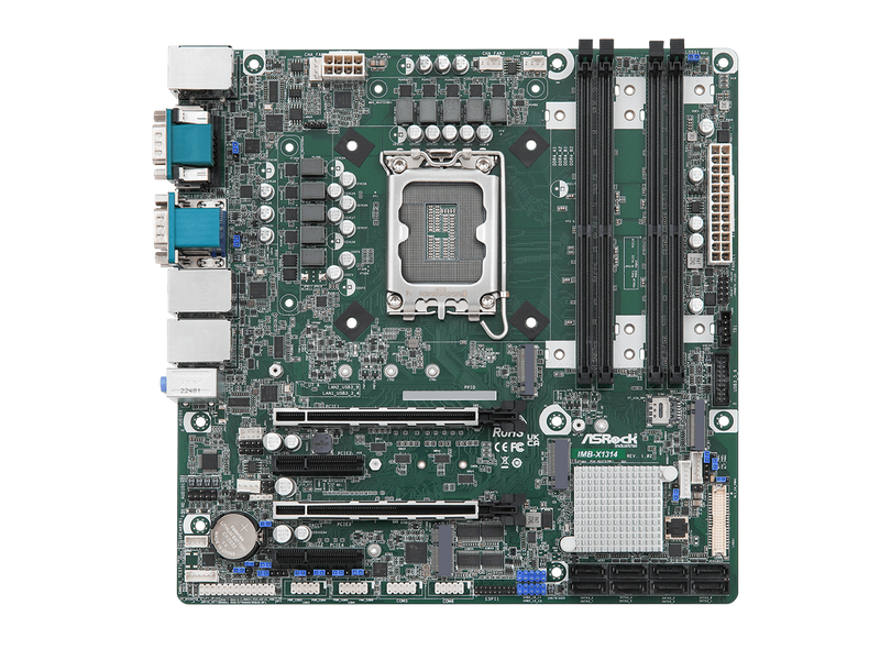 ASRock Industrial IMB-X1314 Intel® W680 Intel® VMD RAID 0/1/5/10  triple LAN TPM