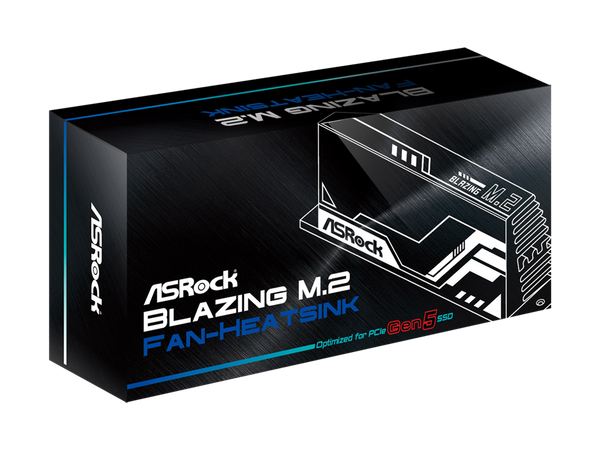 ASRock Blazing M.2 Gen5 Fan-Heatsink TYPE-2