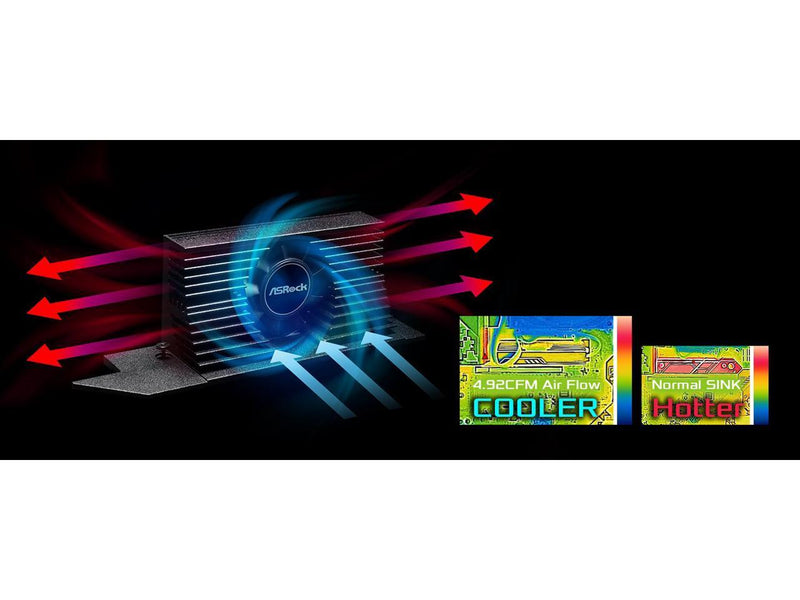 ASRock Blazing M.2 Gen5 Fan-Heatsink TYPE-3