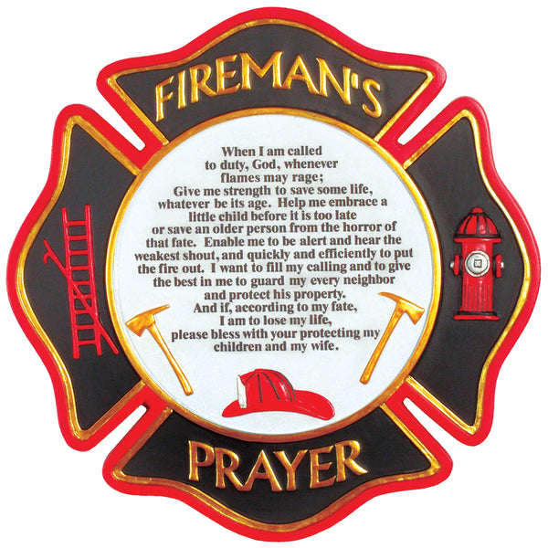 Fireman Prayer Stepping Stone
