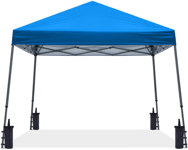 ABCCANOPY Stable Pop up Outdoor Canopy Tent 8 x 8 ft Base / 6 x 6 ft Top Blue - Like New