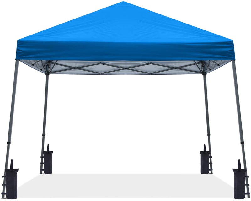 ABCCANOPY Stable Pop up Outdoor Canopy Tent 8 x 8 ft Base / 6 x 6 ft Top Blue - Like New