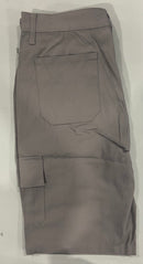 ROAMING SOUL MEN'S COTTON FLEX STRETCH CARGO SHORTS SIZE 36 - CHARCOAL - Brand New