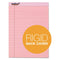 TOPS PRISM WRITING PADS, LEGAL RULE, PINK, PERFORATED 50 SHEETS 12 PACK (63150) - Brand New