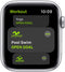 Apple Watch SE GPS 44mm Silver Aluminum Case  White Sport Band MYDQ2LL/A - Like New