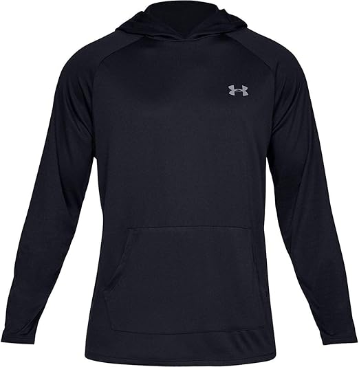 UNDER ARMOUR MEN'S TECH 2.0 HOODIE - SIZE: MEN XL - PITCH GRAY/ BLACK - Brand New