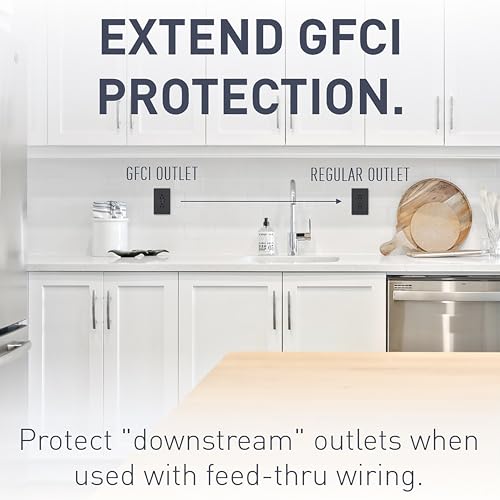 Radiant Spec Grade 15/20A Tamper Res Self Test GFCI 2097BKCCD12 - Brown - Like New