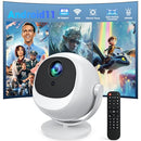 L-MIX MINI 4K SMART PORTABLE PROJECTOR WITH 360° ROTATABLE BL-360 - WHITE - Like New