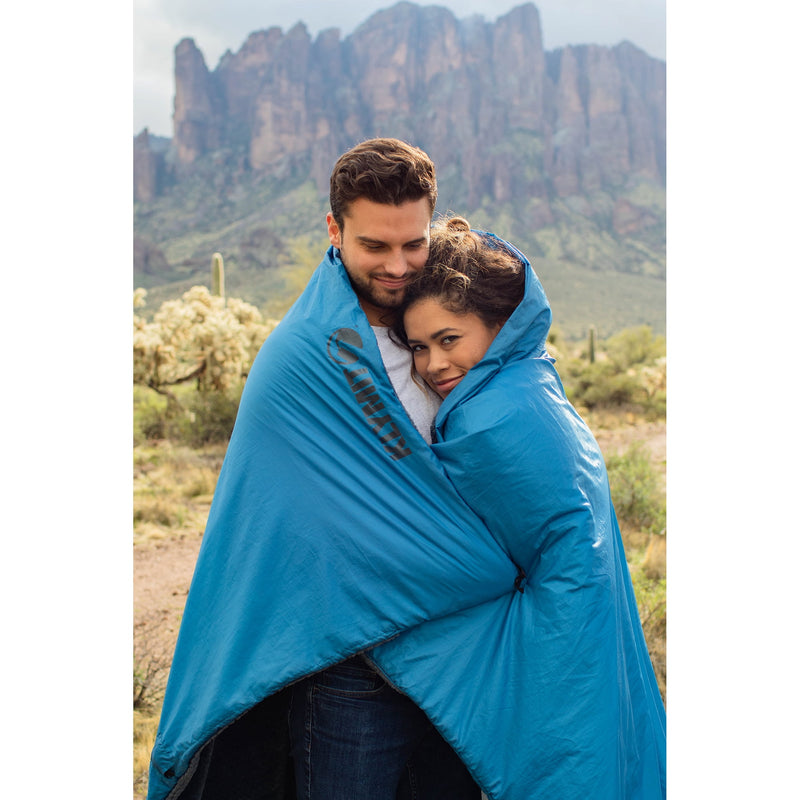 KLYMIT VERSA LUXE CAMPING BLANKET BLUE REGULAR - BLUE - Like New