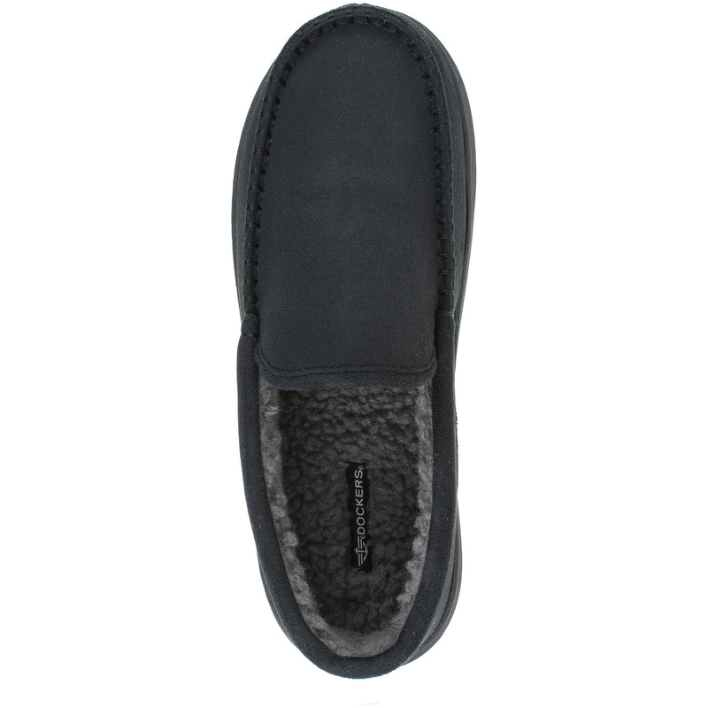DOCKERS MEN S MOCCASIN SLIPPER MEMORY FOAM DOUGLAS ULTRA-LIGHT - MEN 11 - BLACK - Like New