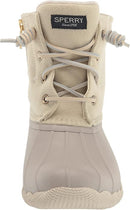 SPERRY WOMEN'S SALTWATER WINTER LUX BOOTS - SIZE: WOMEN 8 - IVORY - Like New