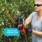 BLACK + DECKER 18-Inch Electric Hedge Trimmer BEHT200 - Orange - Like New
