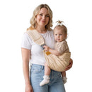 SHIAON BABY SLING CARRIER BABY CARRIER NEWBORN TO TODDLER(7-45LBS) BEIGE - Like New