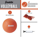 FRANKLIN SPORTS STARTER VOLLEYBALL SET 337-02-0052 - ORANGE - Like New