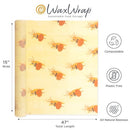 WAXWRAP WAXED COTTON FOOD ROLL 15" X 47" - MULTICOLOR - Like New