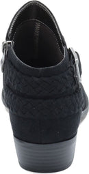 F037F1002 LIFE STRIDE ADRIANA BOOTIE - SIZE: WOMEN 9M - BLACK MICRO - Like New