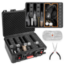 Kinghardcase Gun Case for Handguns Pre-Cut Multiple Pistols Case Shockproof - Like New